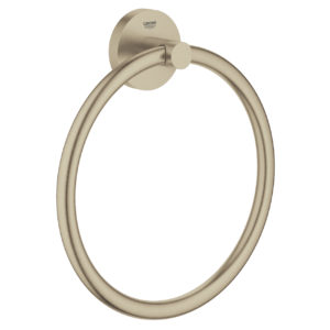 Grohe Essentials Towel Ring 40365 Brushed Nickel
