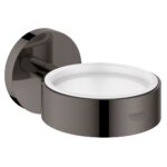 Grohe Essentials Glass/Soap Dish Holder 40369 Graphite
