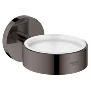 Grohe Essentials Glass/Soap Dish Holder 40369 Graphite