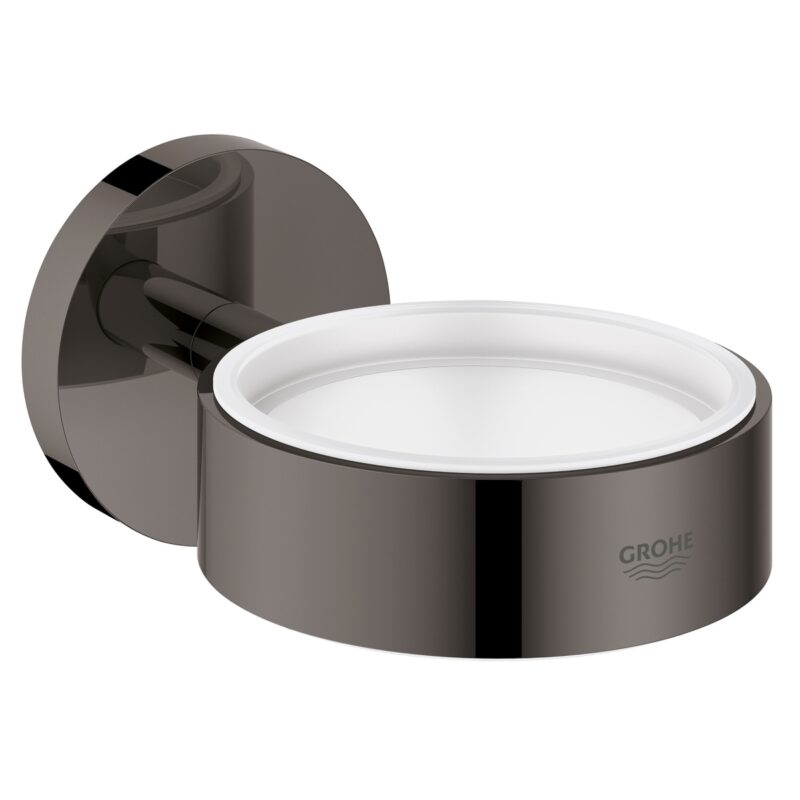 Grohe Essentials Glass/Soap Dish Holder 40369 Graphite Grohe Essentials Glass/Soap Dish Holder 40369 Graphite