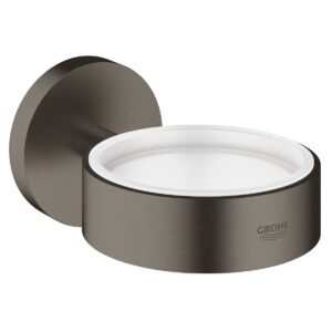 Grohe Essentials Glass/Soap Dish Holder 40369 Brushed Graphite