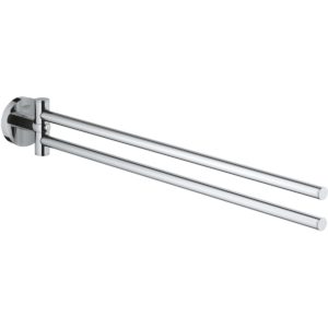 Grohe Essentials Double Swivel Towel Bar 40371
