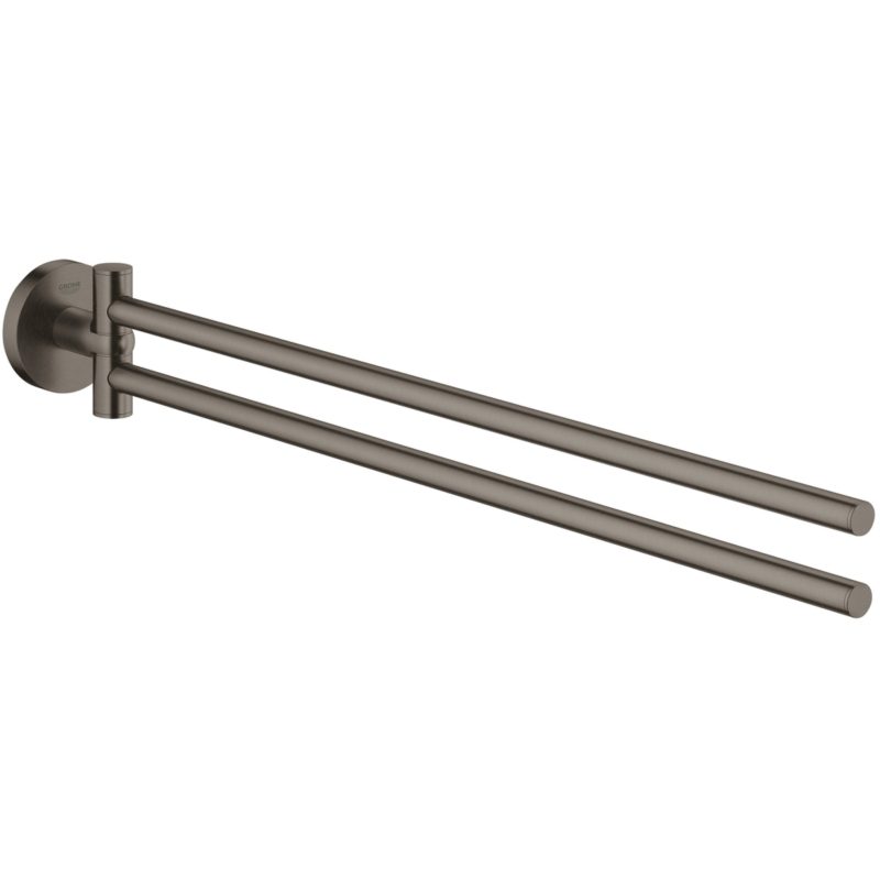 Grohe Essentials Towel Bar 40371 Brushed Hard Graphite