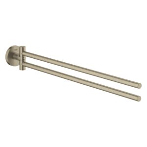 Grohe Essentials Double Towel Bar 40371 Brushed Nickel