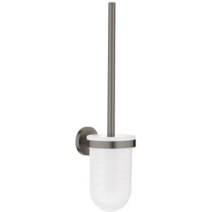 Grohe Essentials Toilet Brush Set 40374 Brushed Hard Graphite
