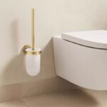 Grohe Essentials Toilet Brush Set 40374 Brushed Cool Sunrise