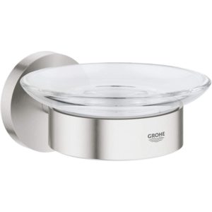 Grohe Essentials Soap Dish with Holder 40444 Supersteel