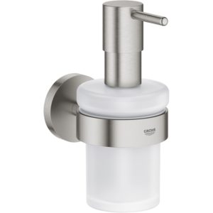 Grohe Essentials Soap Dispenser with Holder 40448 Supersteel