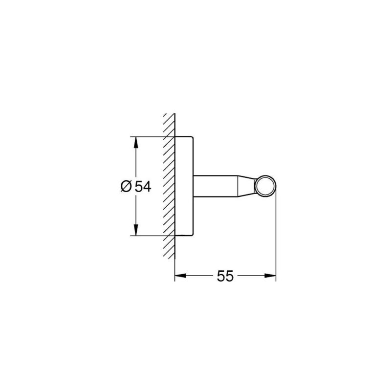 Grohe Bau Cosmopolitan Robe Hook 40461