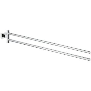 Grohe Essentials Cube Double Swivel Towel Bar 40624