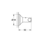 Grohe Essentials Authentic Robe Hook 40656