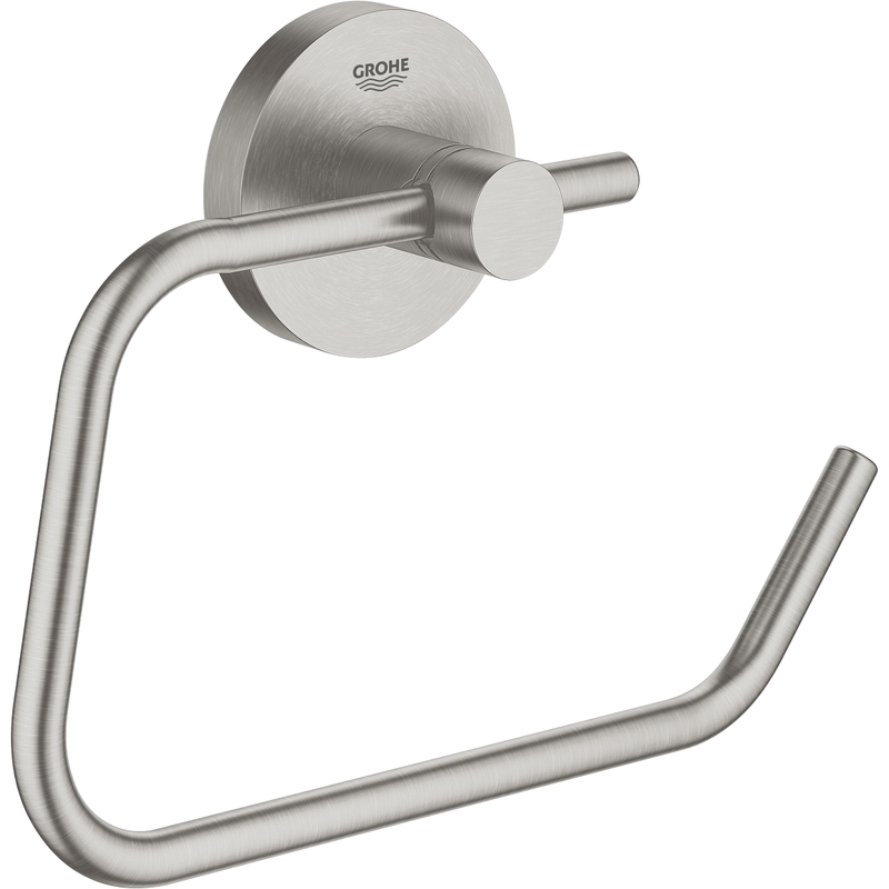 Grohe Essentials Toilet Roll Holder 40689 Supersteel Grohe Essentials Toilet Roll Holder 40689 Supersteel