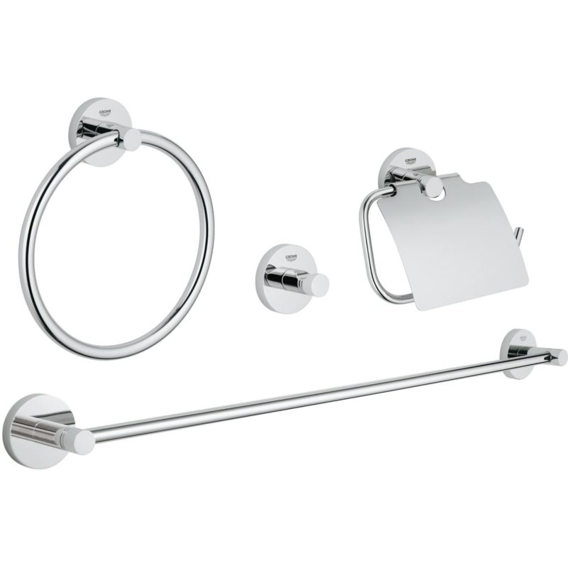 Grohe Essentials 4-in-1 Bathroom Accessories Set 40776