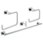 Grohe Essentials Cube 4-in-1 Bathroom Accessories Set 40778