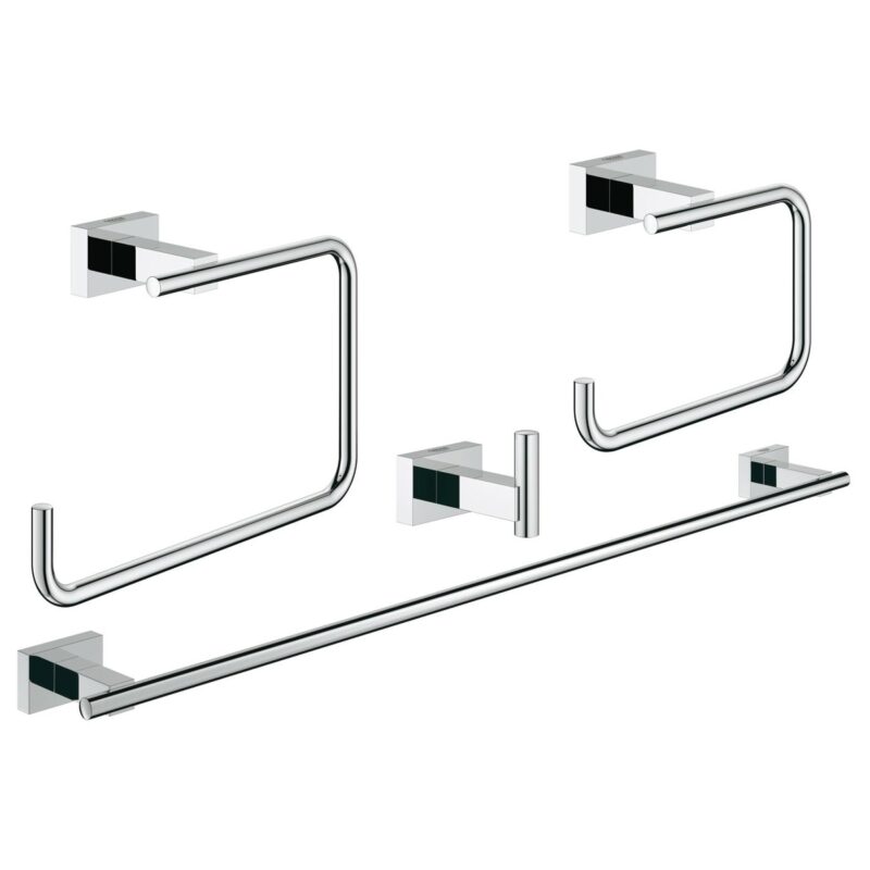 Grohe Essentials Cube 4-in-1 Bathroom Accessories Set 40778 Grohe Essentials Cube 4-in-1 Bathroom Accessories Set 40778