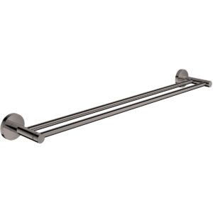 Grohe Essentials Double Towel Rail 40802 Hard Graphite