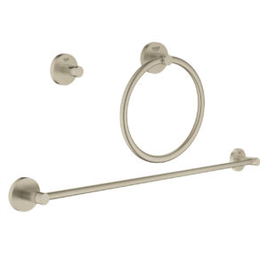 Grohe Essentials 3-in-1 Accessories Set 40821 Brushed Nickel