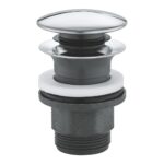 Grohe Basin Clicker Waste with Push-Open Plug 40824 Chrome