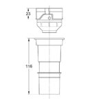 Grohe 4.5 Litre Adapter for GD2