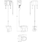 Harrogate High/Low Level WC Pan