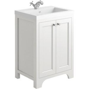 Harrogate Brunswick 600mm Vanity Unit Arctic White