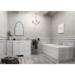 Harrogate Brunswick 600mm Vanity Unit Arctic White
