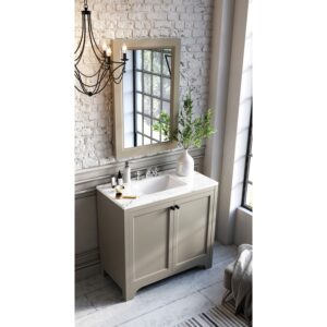 Harrogate Brunswick 900mm Vanity Unit Dove Grey