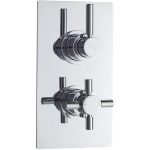 Hudson Reed Tec Pura Twin Thermostatic Valve with Diverter