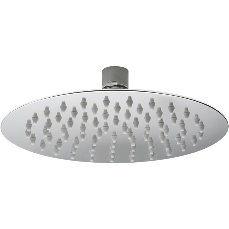 Hudson Reed Round Minimalist Fixed Shower Head 200mm Hudson Reed Round Minimalist Fixed Shower Head 200mm