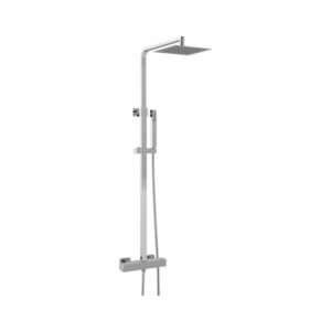 Hudson Reed Luxury Square Thermostatic Bar Valve & Shower Kit