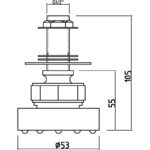 Hudson Reed Round Body Jet