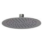 Hudson Reed Nuie Brushed Pewter 200mm Round Fixed Shower Head