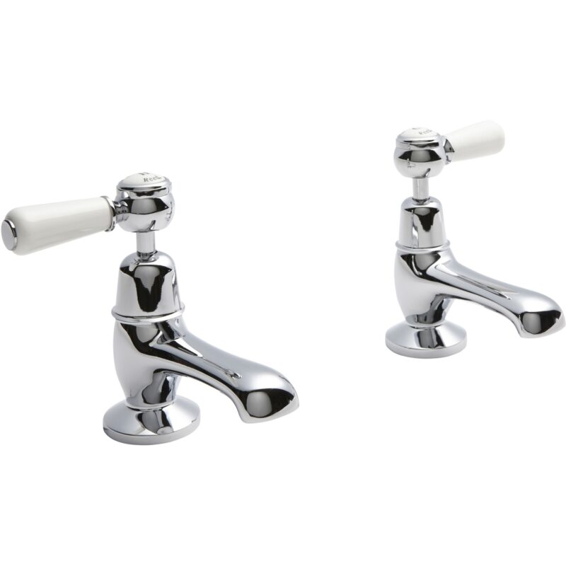 Hudson Reed White Topaz Lever Basin Taps Dome Hudson Reed White Topaz Lever Basin Taps Dome