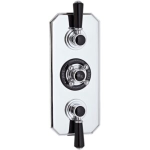 Hudson Reed Black Topaz Triple Concealed Shower Valve