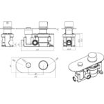 Hudson Reed Ignite Round One Outlet Valve