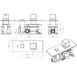 Hudson Reed Ignite Square One Outlet Valve