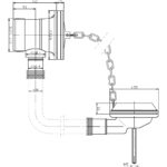 Hudson Reed Bath Waste with Brass Plug