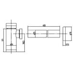 Hudson Reed Bottle Trap with 300mm Extension