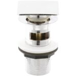 Hudson Reed Square Push Button Basin Waste