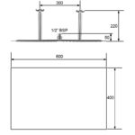 Hudson Reed Ceiling Mounted Fixed Shower Head