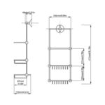 Hudson Reed Shower Tidy