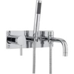 Hudson Reed Tec Single Lever Wall Mounted Bath Shower Mixer