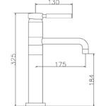 Hudson Reed Tec Single Lever High Rise Mixer
