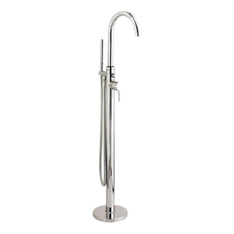 Hudson Reed Tec Chrome Floor Standing Bath Shower Mixer Hudson Reed Tec Chrome Floor Standing Bath Shower Mixer