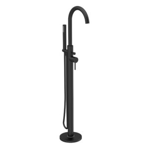Hudson Reed Tec Matt Black Floorstanding Bath Shower Mixer