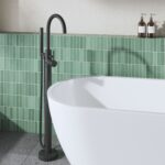 Hudson Reed Tec Matt Black Floorstanding Bath Shower Mixer