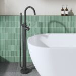 Hudson Reed Tec Matt Black Floorstanding Bath Shower Mixer