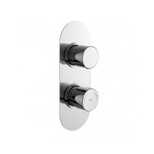 Hudson Reed Round Twin Shower Valve