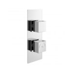 Hudson Reed Square Twin Shower Valve