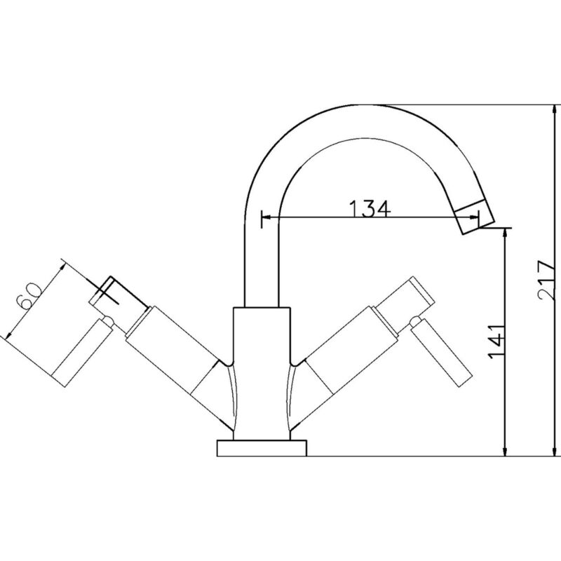 Hudson Reed Tec Lever Mono Basin Mixer